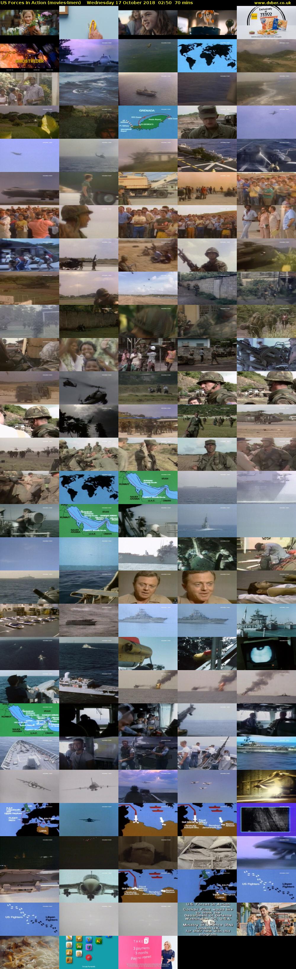 US Forces In Action (movies4men) Wednesday 17 October 2018 02:50 - 04:00