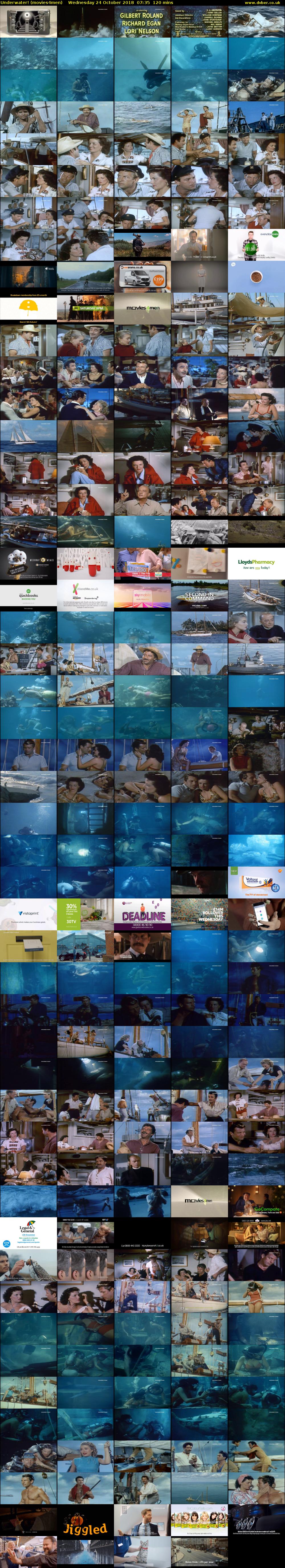Underwater! (movies4men) Wednesday 24 October 2018 07:35 - 09:35