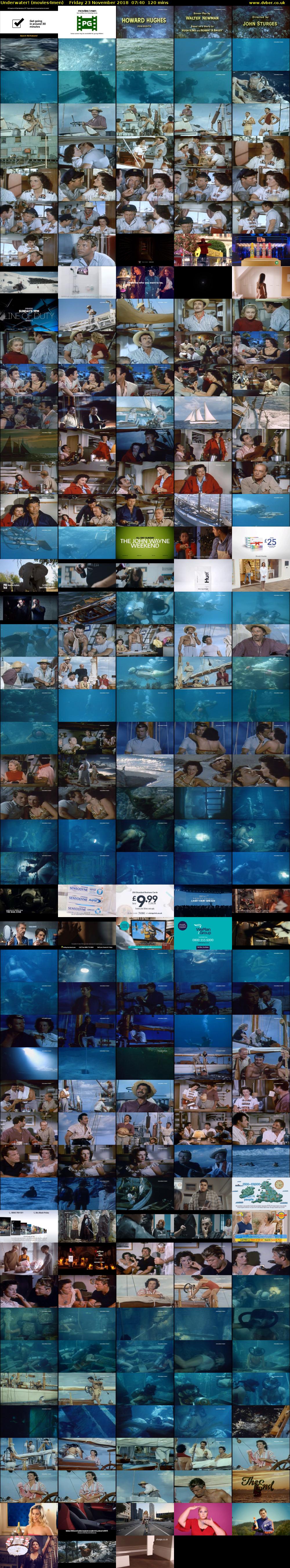 Underwater! (movies4men) Friday 23 November 2018 07:40 - 09:40
