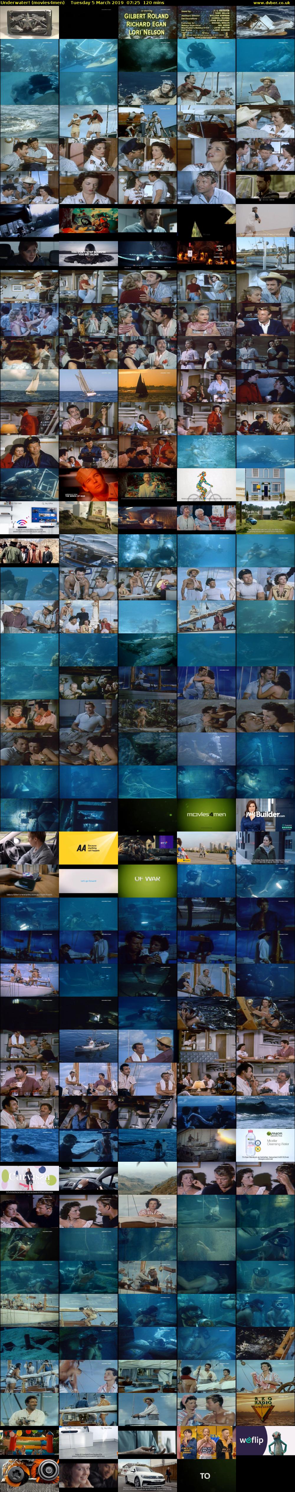 Underwater! (movies4men) Tuesday 5 March 2019 07:25 - 09:25