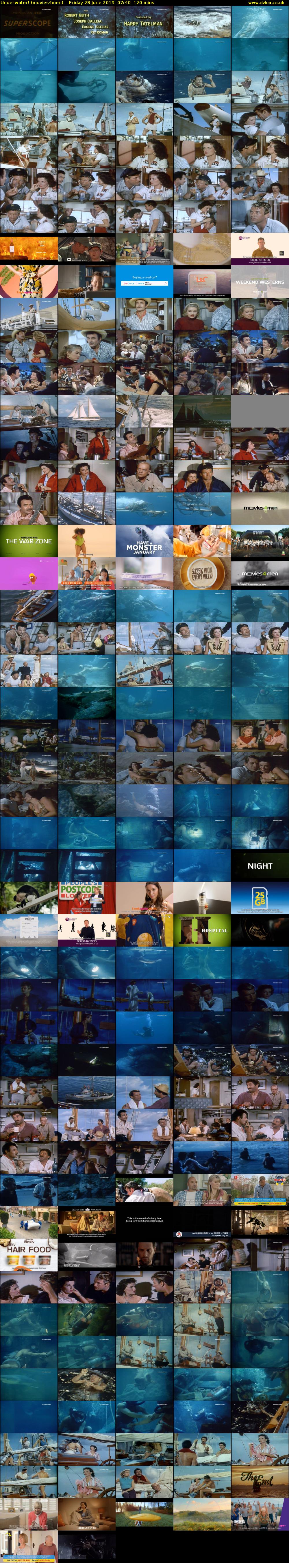 Underwater! (movies4men) Friday 28 June 2019 07:40 - 09:40