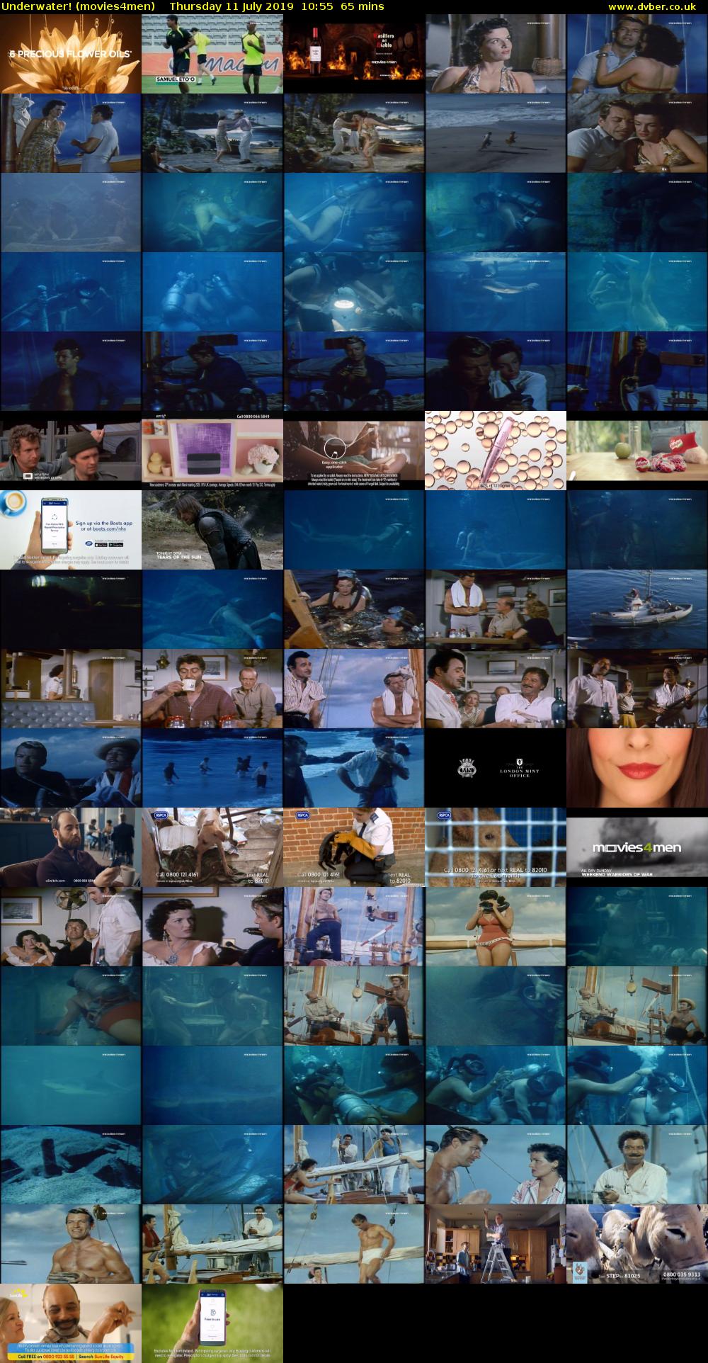 Underwater! (movies4men) Thursday 11 July 2019 10:55 - 12:00