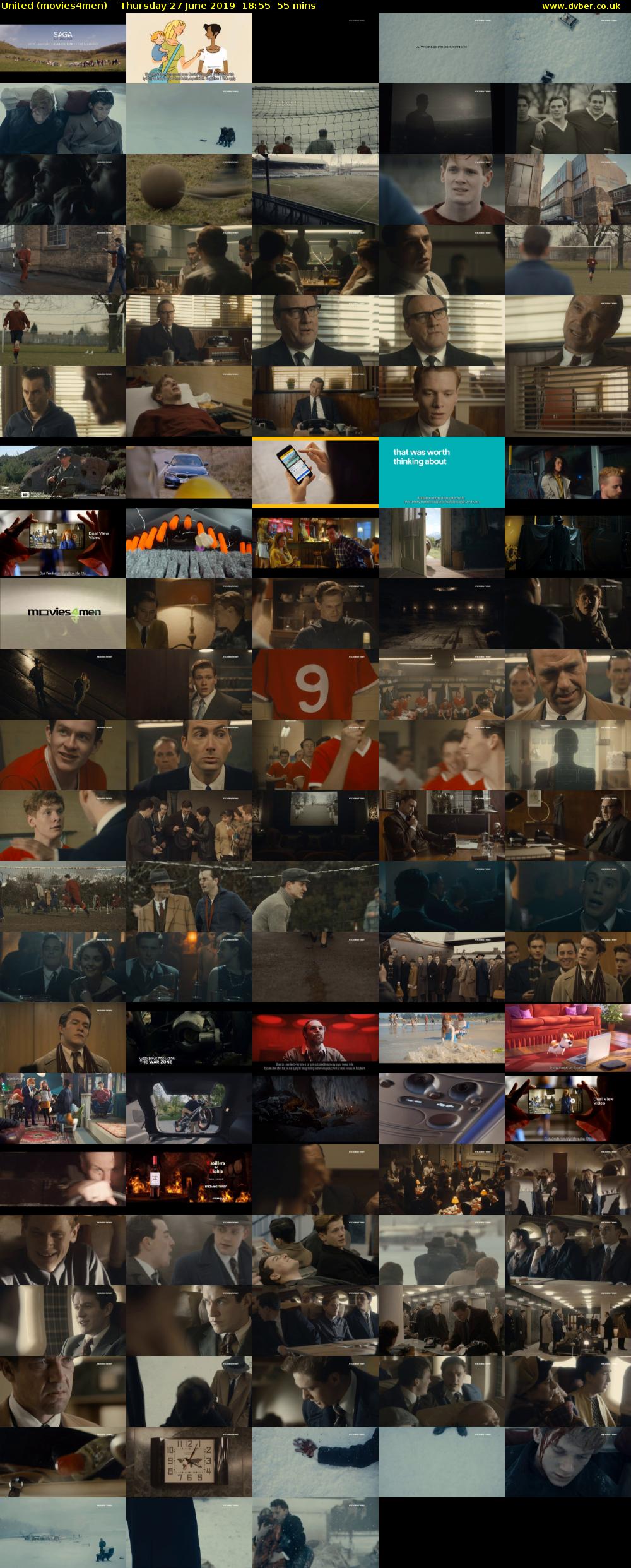 United (movies4men) Thursday 27 June 2019 18:55 - 19:50
