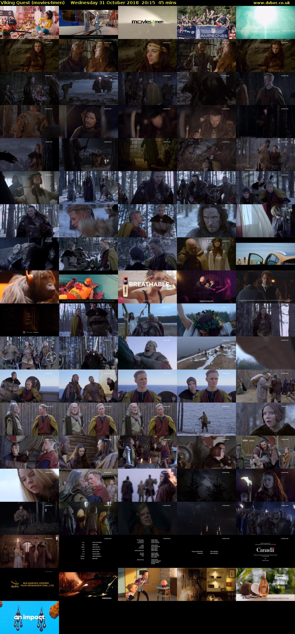 Viking Quest (movies4men) Wednesday 31 October 2018 20:15 - 21:00