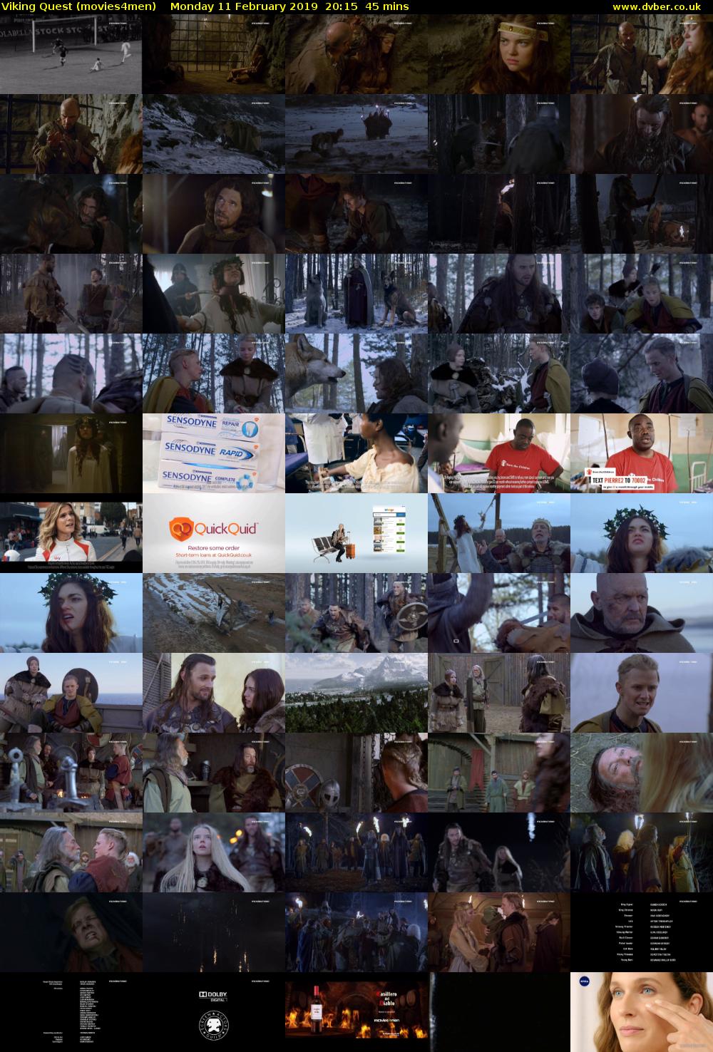 Viking Quest (movies4men) Monday 11 February 2019 20:15 - 21:00