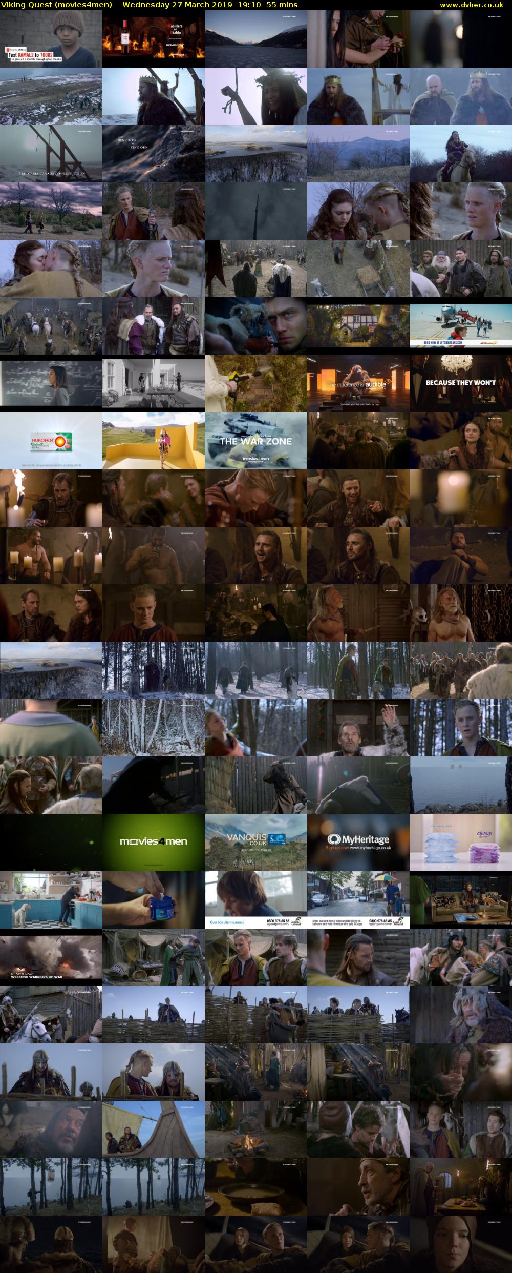 Viking Quest (movies4men) Wednesday 27 March 2019 19:10 - 20:05