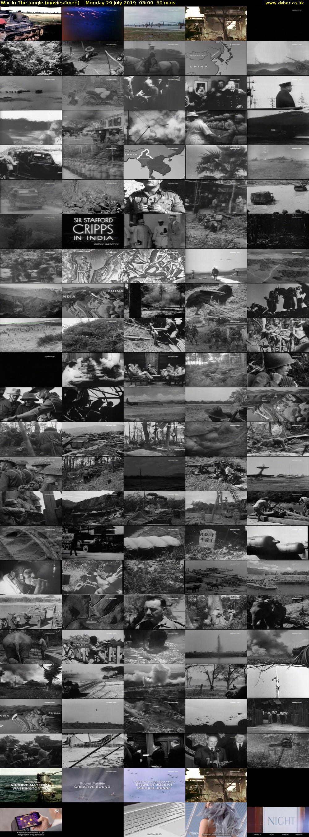 War In The Jungle (movies4men) Monday 29 July 2019 03:00 - 04:00
