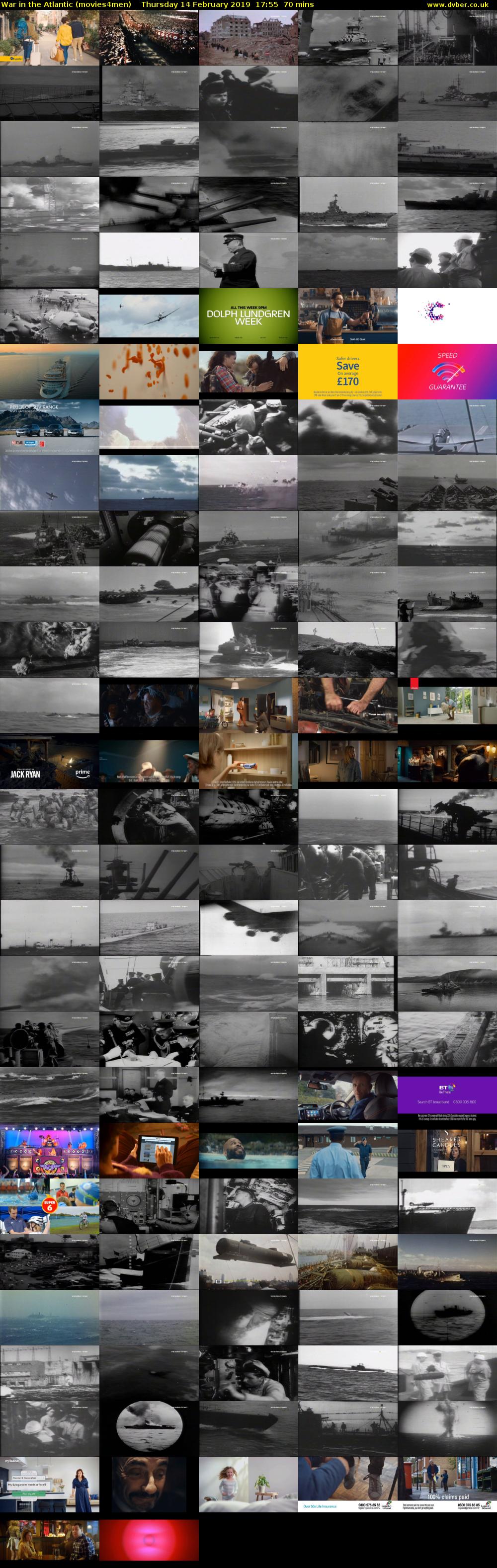 War in the Atlantic (movies4men) Thursday 14 February 2019 17:55 - 19:05