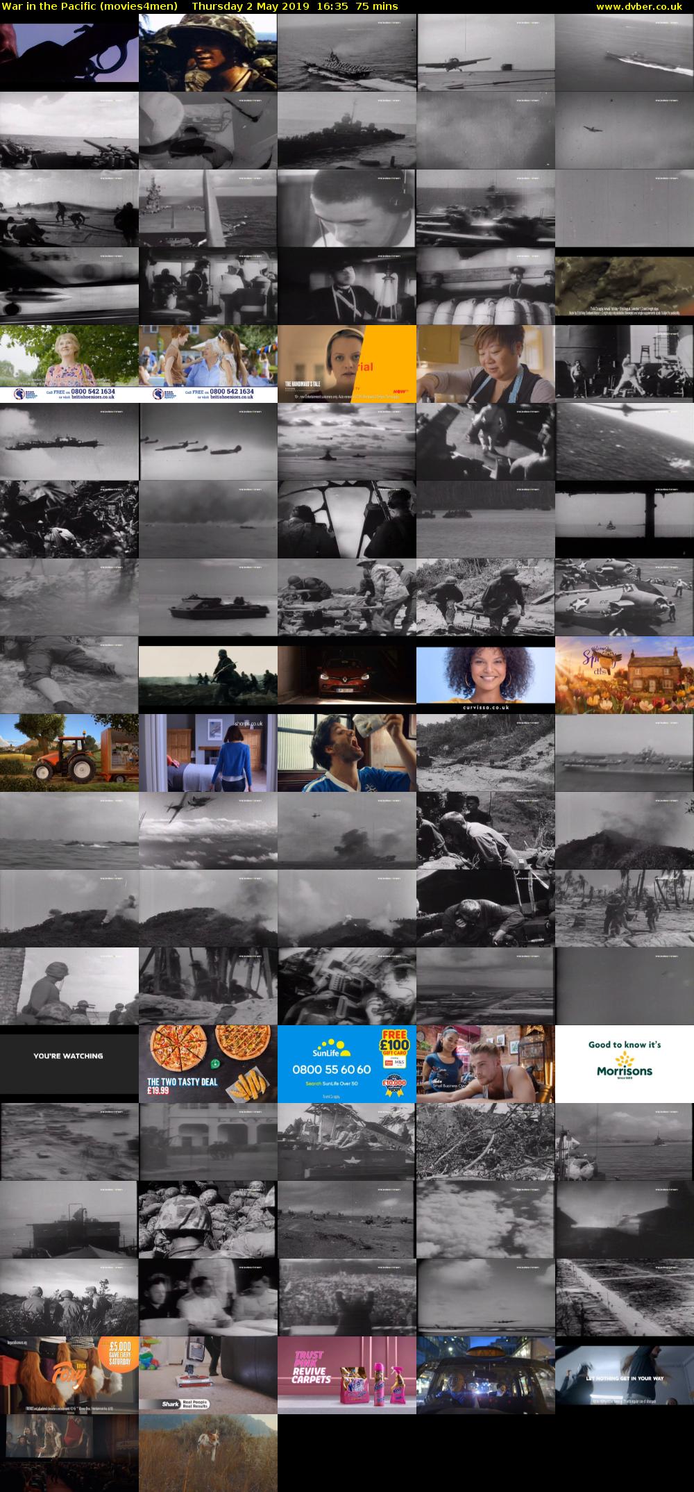 War in the Pacific (movies4men) Thursday 2 May 2019 16:35 - 17:50