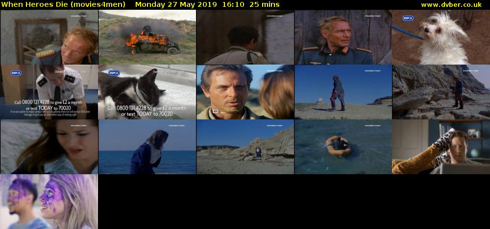 When Heroes Die (movies4men) Monday 27 May 2019 16:10 - 16:35