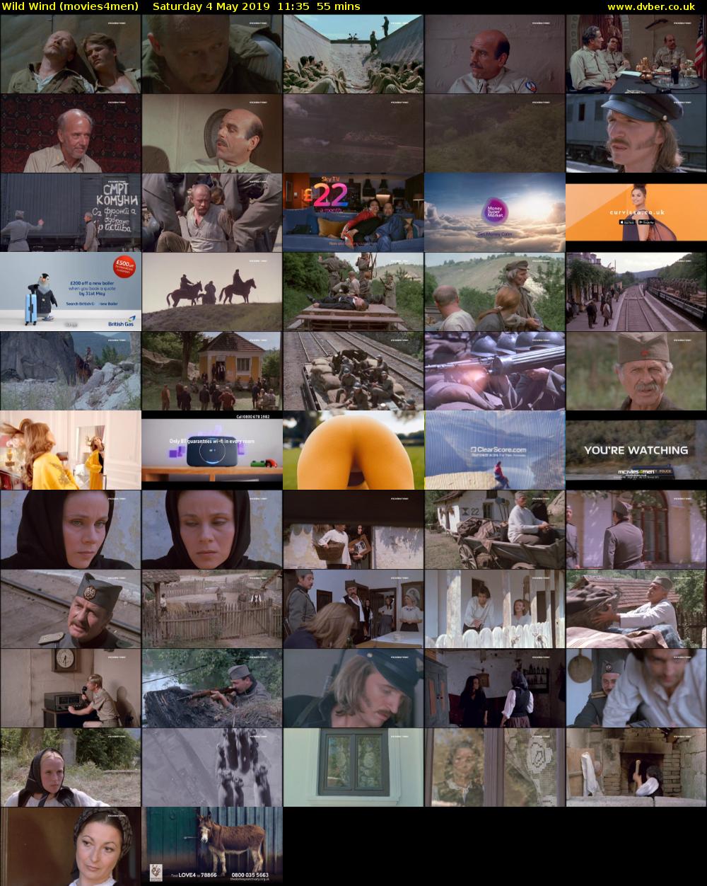 Wild Wind (movies4men) Saturday 4 May 2019 11:35 - 12:30