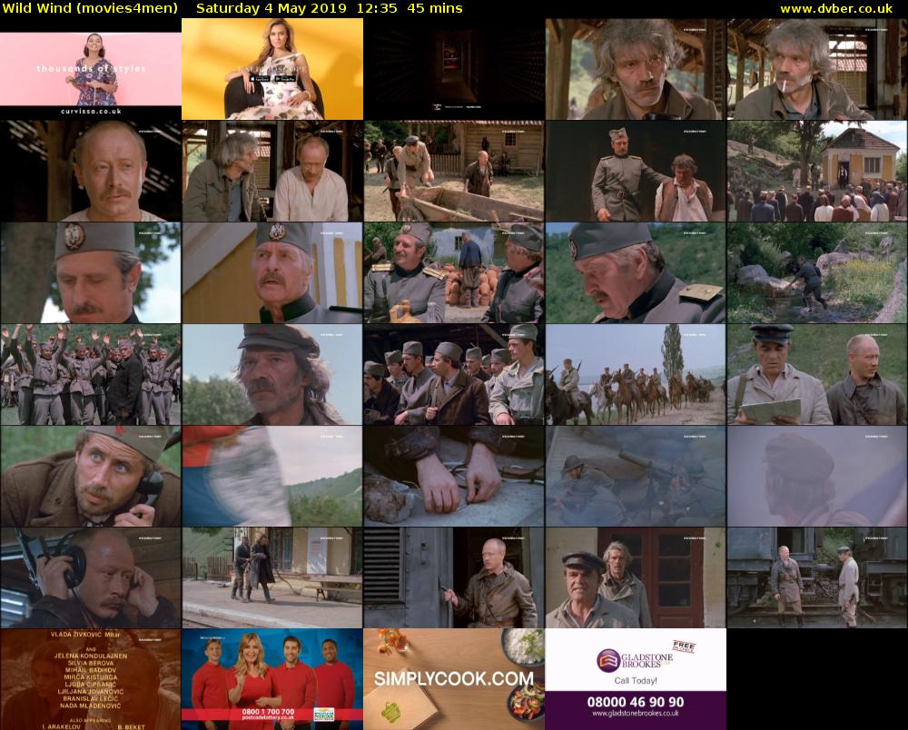 Wild Wind (movies4men) Saturday 4 May 2019 12:35 - 13:20