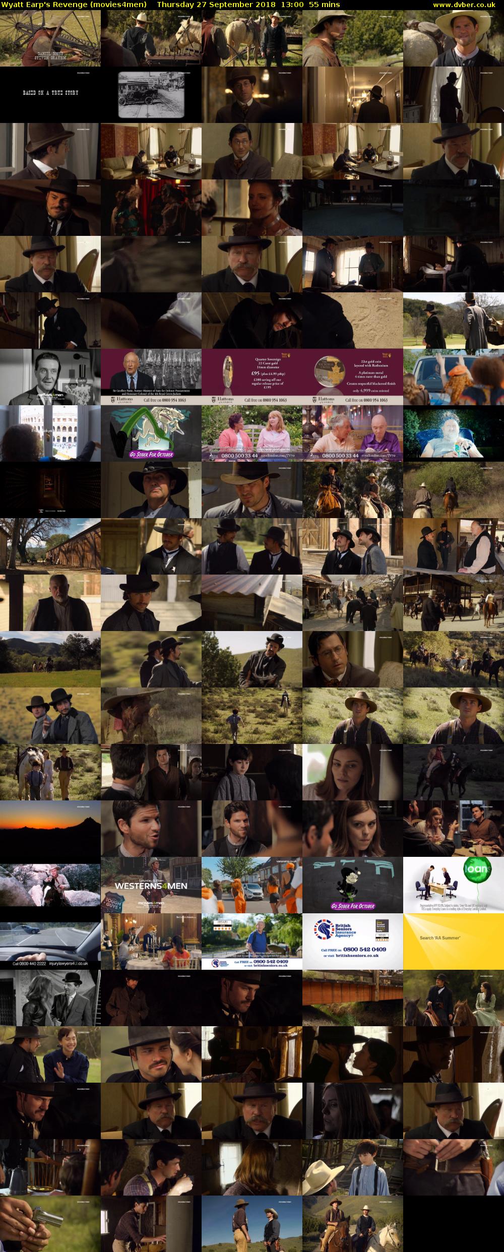 Wyatt Earp's Revenge (movies4men) Thursday 27 September 2018 13:00 - 13:55