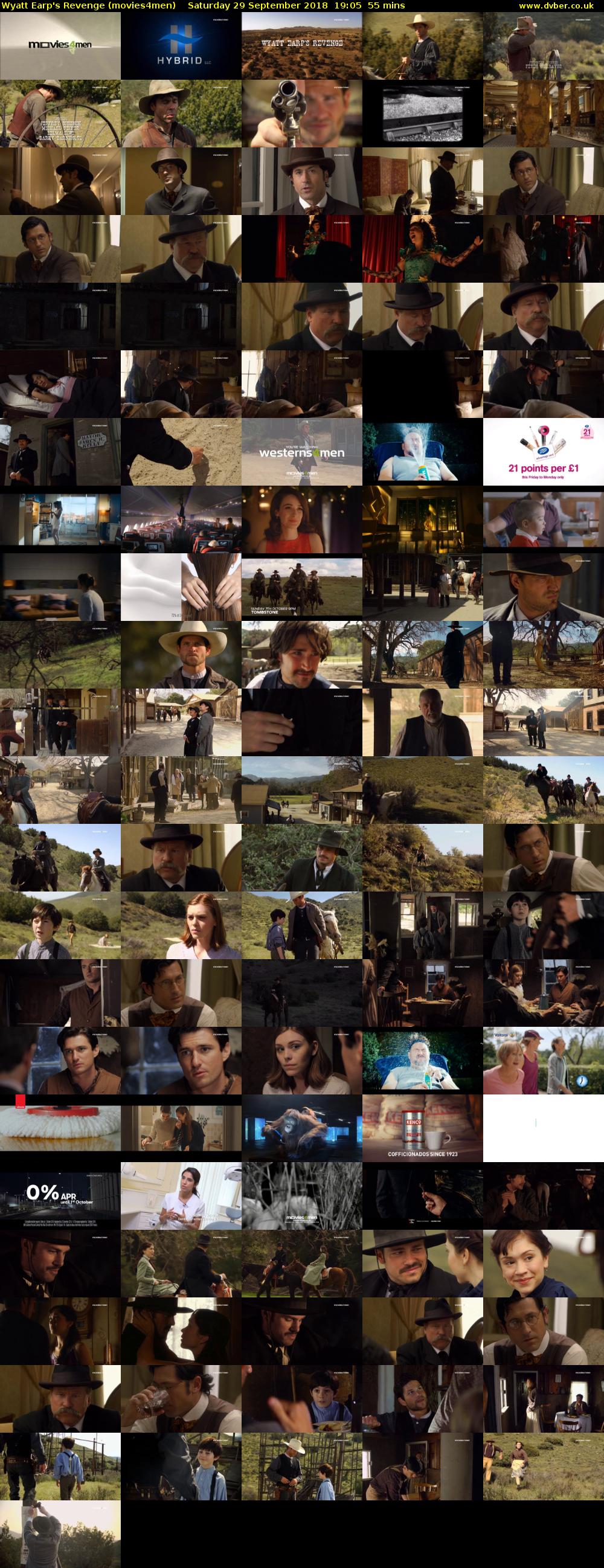 Wyatt Earp's Revenge (movies4men) Saturday 29 September 2018 19:05 - 20:00