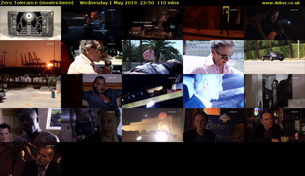 Zero Tolerance (movies4men) Wednesday 1 May 2019 22:50 - 00:40