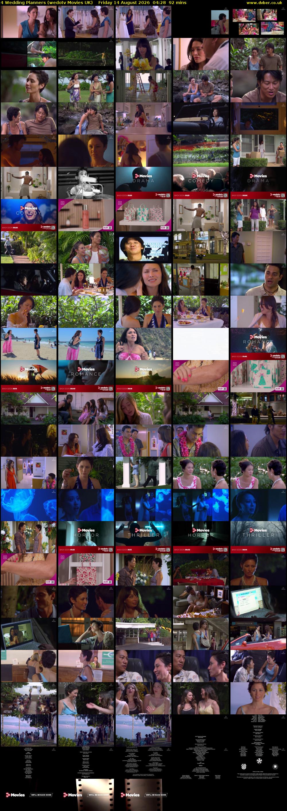 4 Wedding Planners (wedotv Movies UK) Friday 14 August 2026 04:28 - 06:00