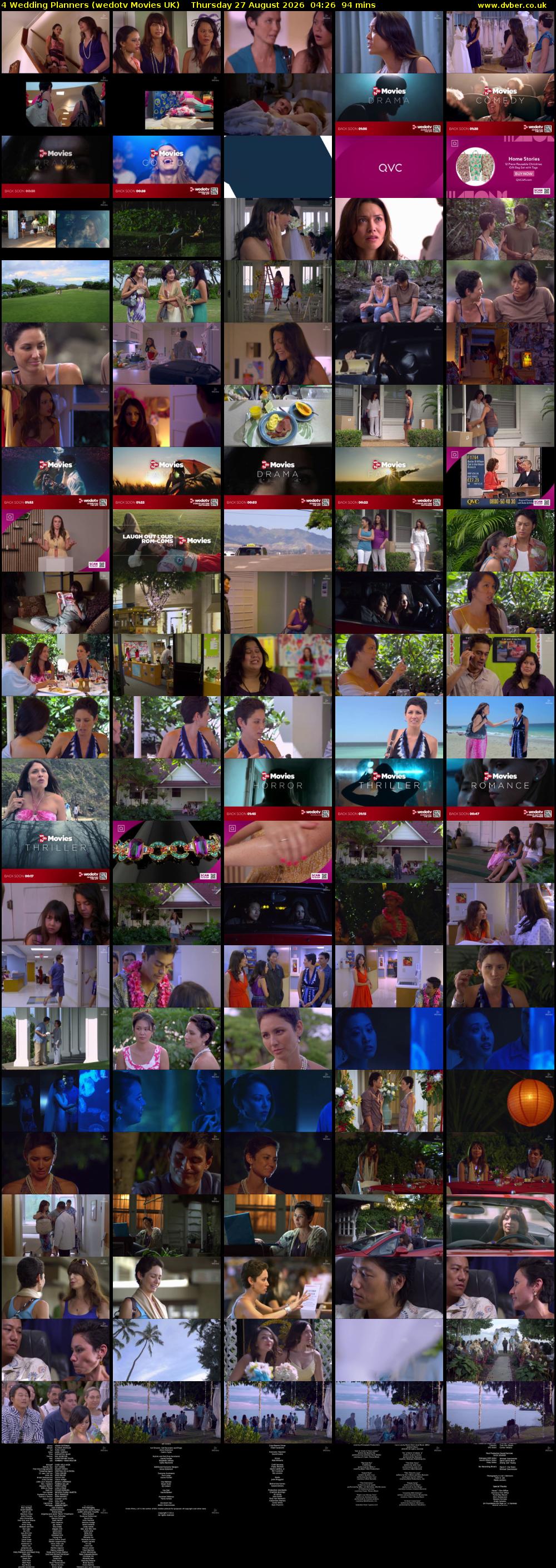4 Wedding Planners (wedotv Movies UK) Thursday 27 August 2026 04:26 - 06:00