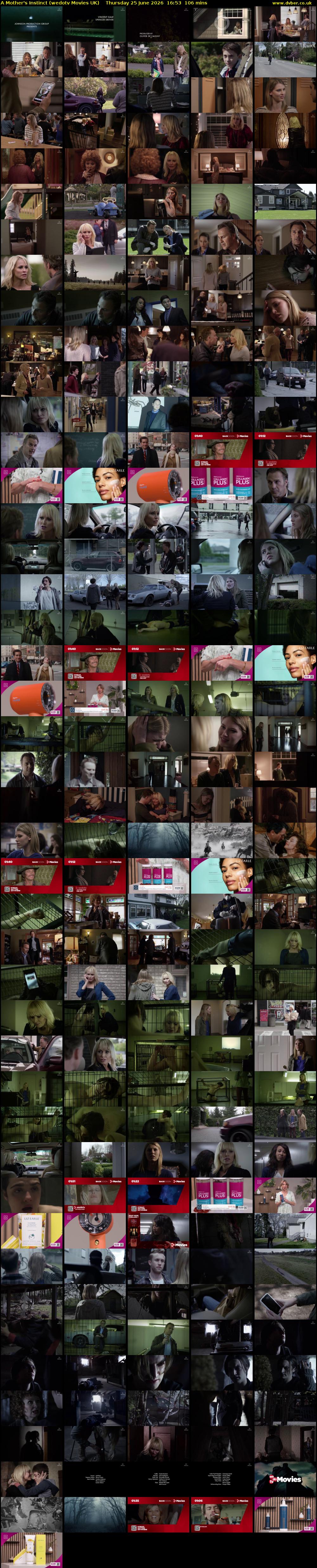 A Mother's Instinct (wedotv Movies UK) Thursday 25 June 2026 16:53 - 18:39