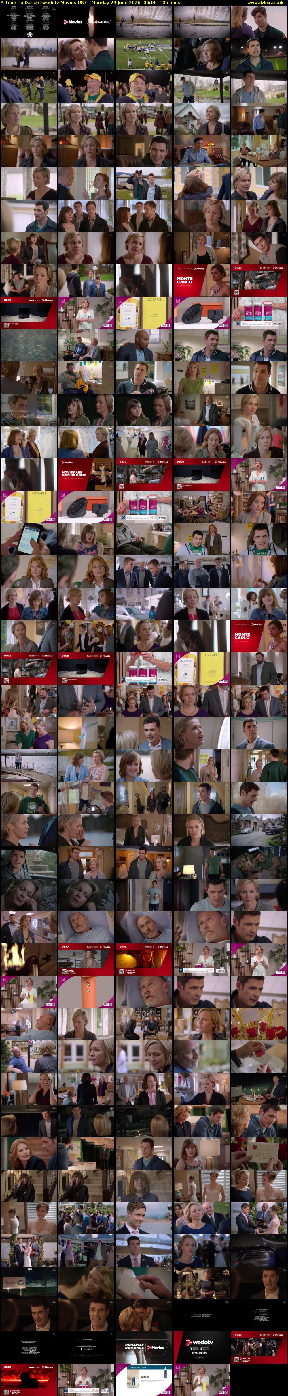 A Time To Dance (wedotv Movies UK) Monday 29 June 2026 06:00 - 07:45