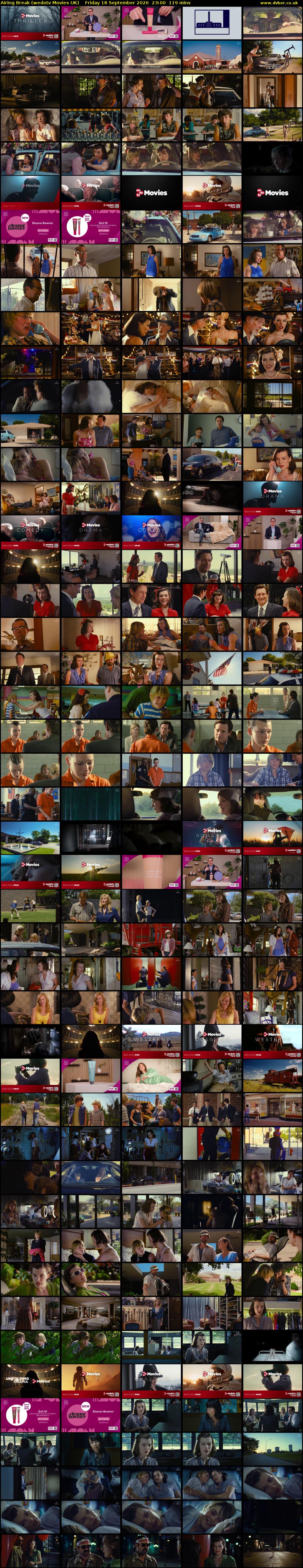 Airing Break (wedotv Movies UK) Friday 18 September 2026 23:00 - 00:59
