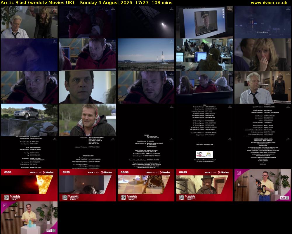 Arctic Blast (wedotv Movies UK) Sunday 9 August 2026 17:27 - 19:15