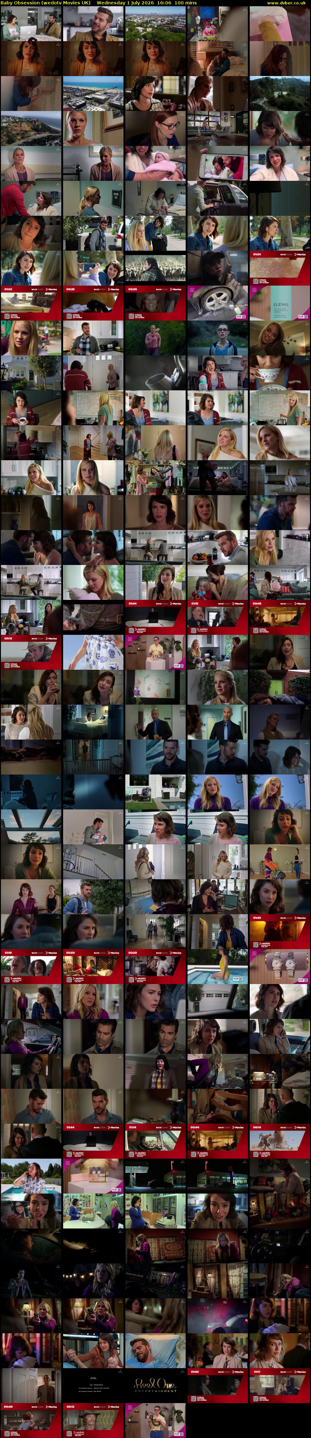 Baby Obsession (wedotv Movies UK) Wednesday 1 July 2026 16:06 - 17:46
