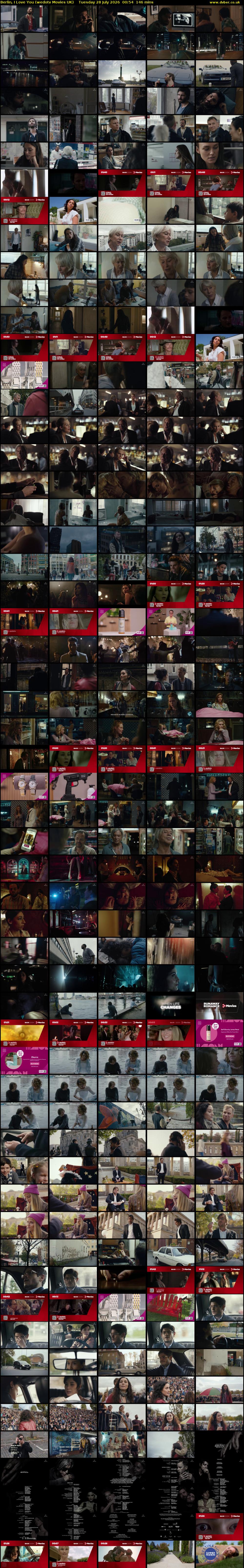 Berlin, I Love You (wedotv Movies UK) Tuesday 28 July 2026 00:54 - 03:20