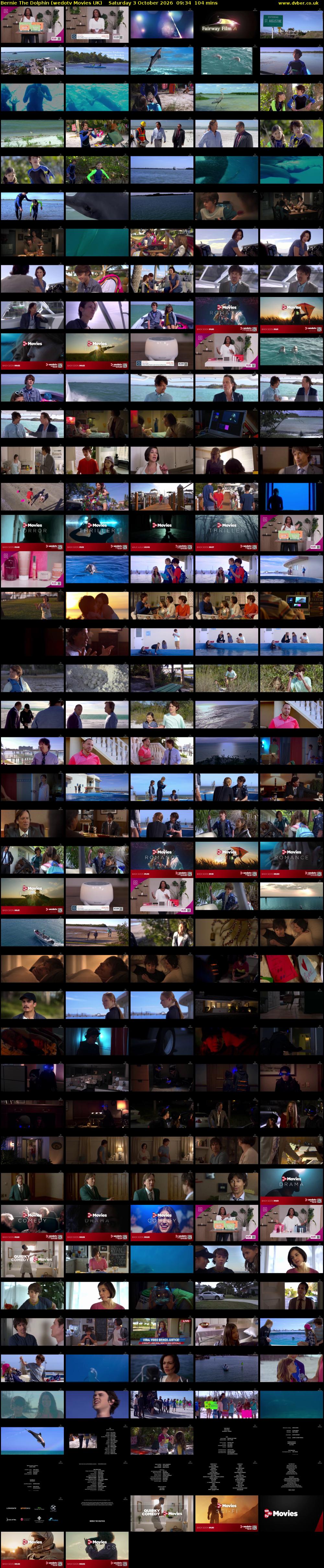 Bernie The Dolphin (wedotv Movies UK) Saturday 3 October 2026 09:34 - 11:18