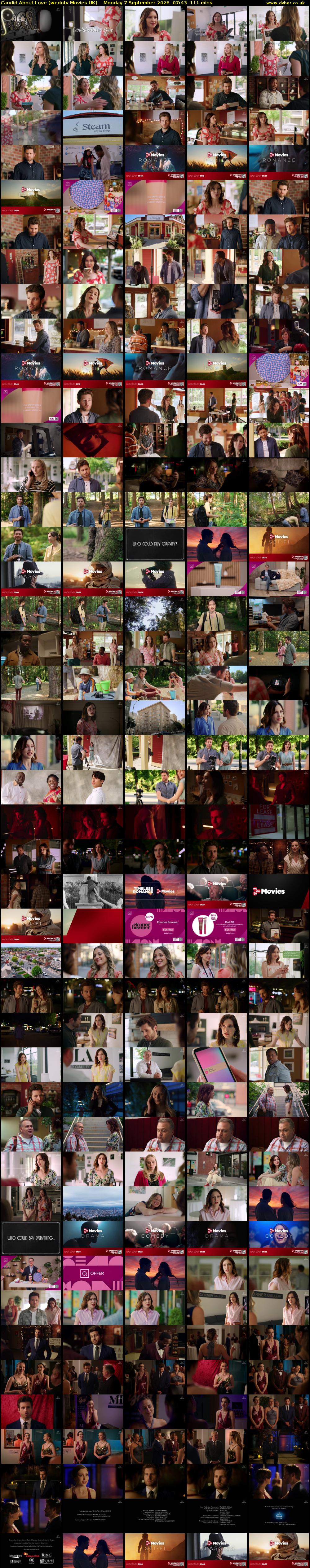 Candid About Love (wedotv Movies UK) Monday 7 September 2026 07:43 - 09:34