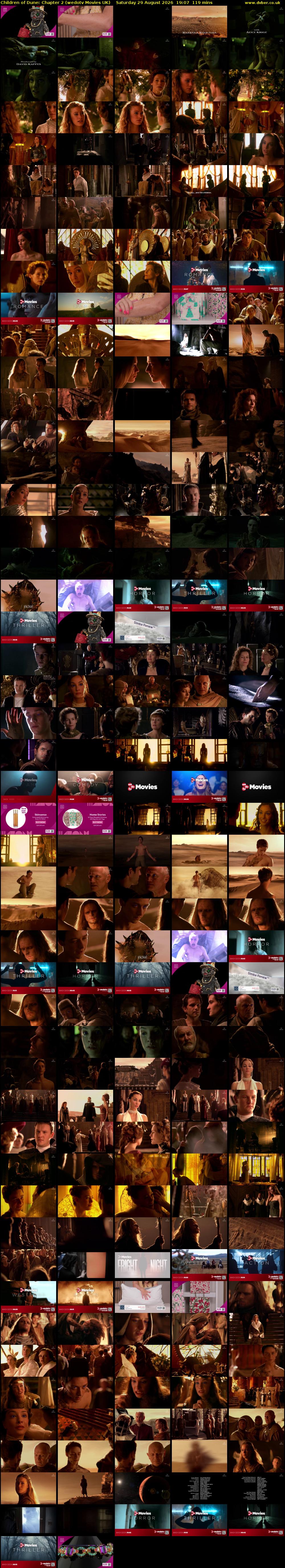 Children of Dune: Chapter 2 (wedotv Movies UK) Saturday 29 August 2026 19:07 - 21:06