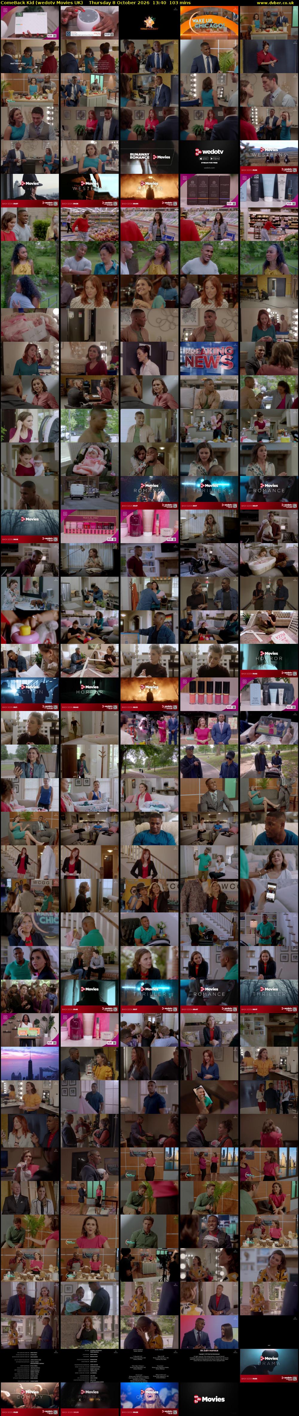 ComeBack Kid (wedotv Movies UK) Thursday 8 October 2026 13:40 - 15:23
