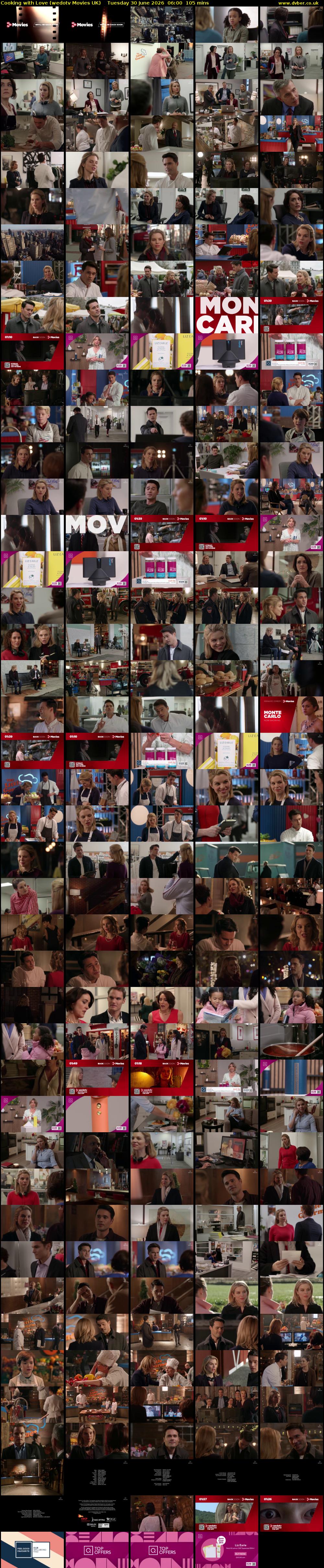 Cooking with Love (wedotv Movies UK) Tuesday 30 June 2026 06:00 - 07:45