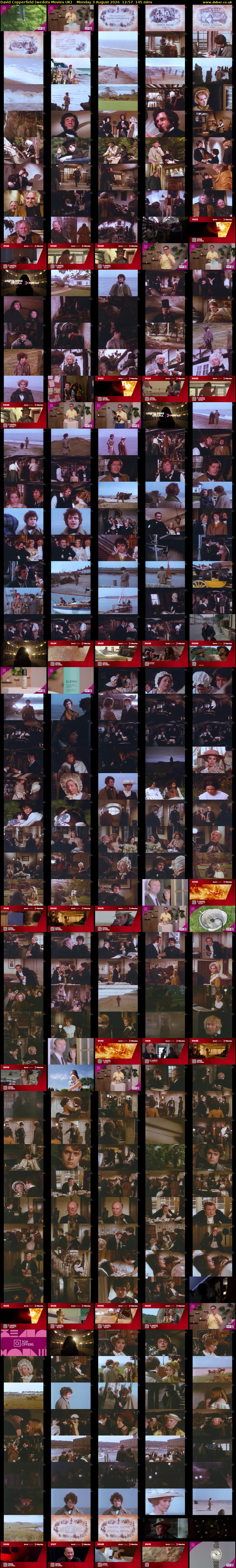 David Copperfield (wedotv Movies UK) Monday 3 August 2026 12:57 - 15:22