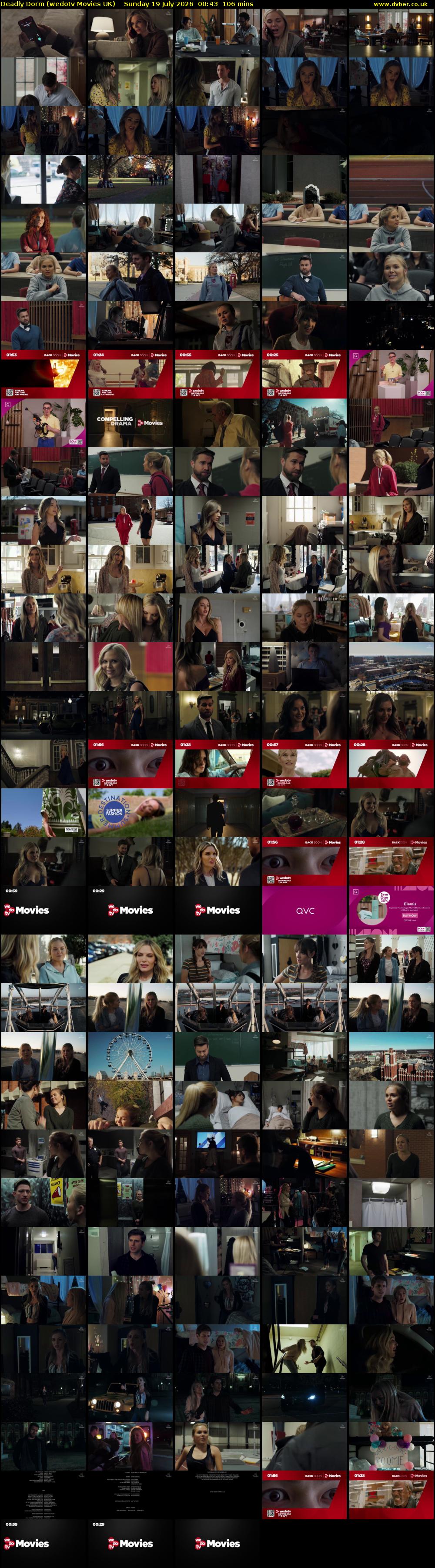 Deadly Dorm (wedotv Movies UK) Sunday 19 July 2026 00:43 - 02:29