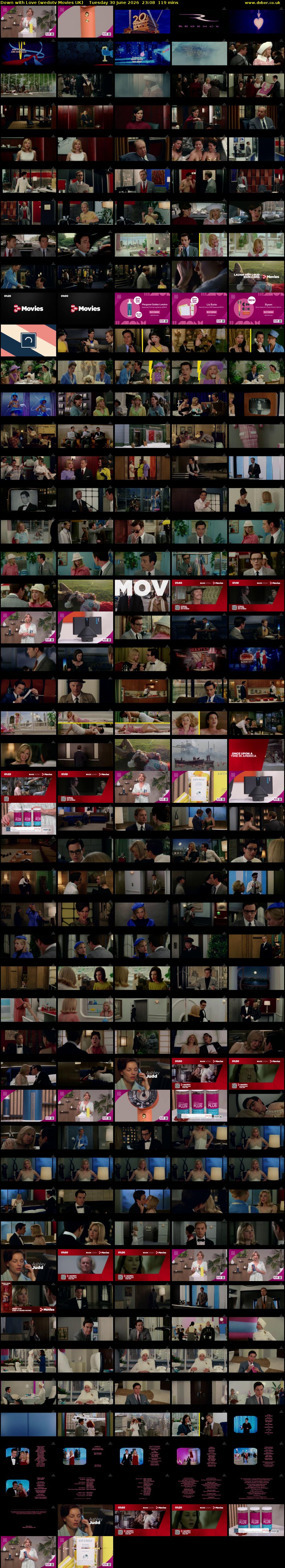 Down with Love (wedotv Movies UK) Tuesday 30 June 2026 23:08 - 01:07