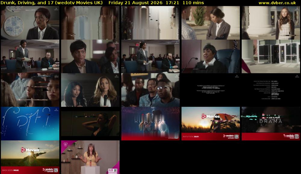 Drunk, Driving, and 17 (wedotv Movies UK) Friday 21 August 2026 17:21 - 19:11