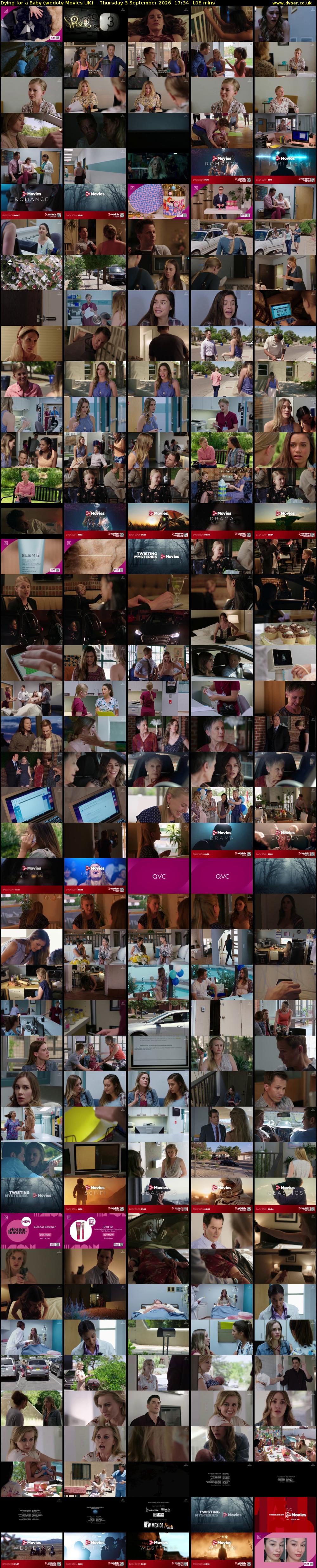 Dying for a Baby (wedotv Movies UK) Thursday 3 September 2026 17:34 - 19:22