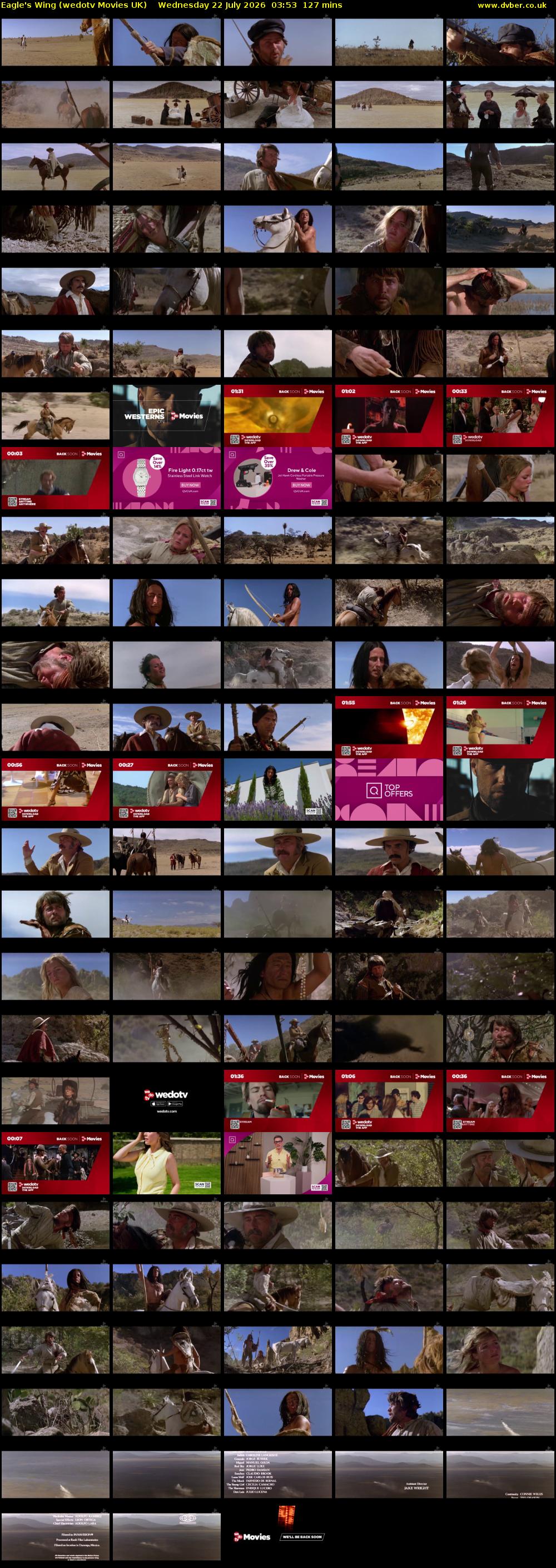 Eagle's Wing (wedotv Movies UK) Wednesday 22 July 2026 03:53 - 06:00
