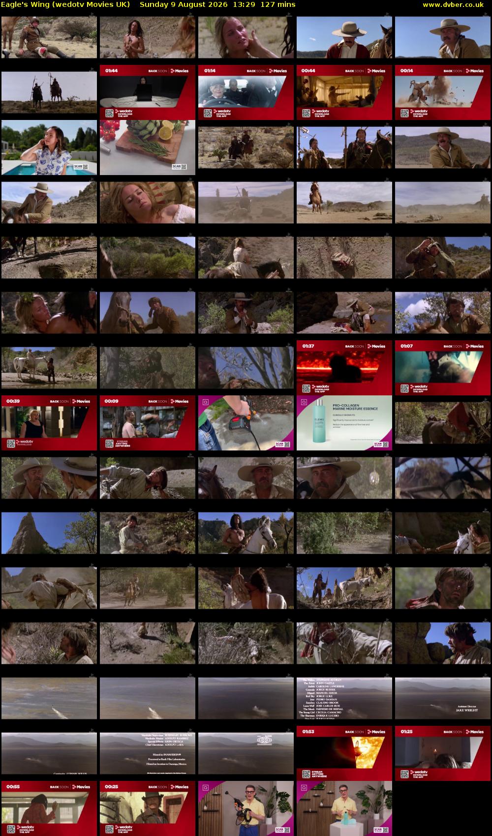 Eagle's Wing (wedotv Movies UK) Sunday 9 August 2026 13:29 - 15:36