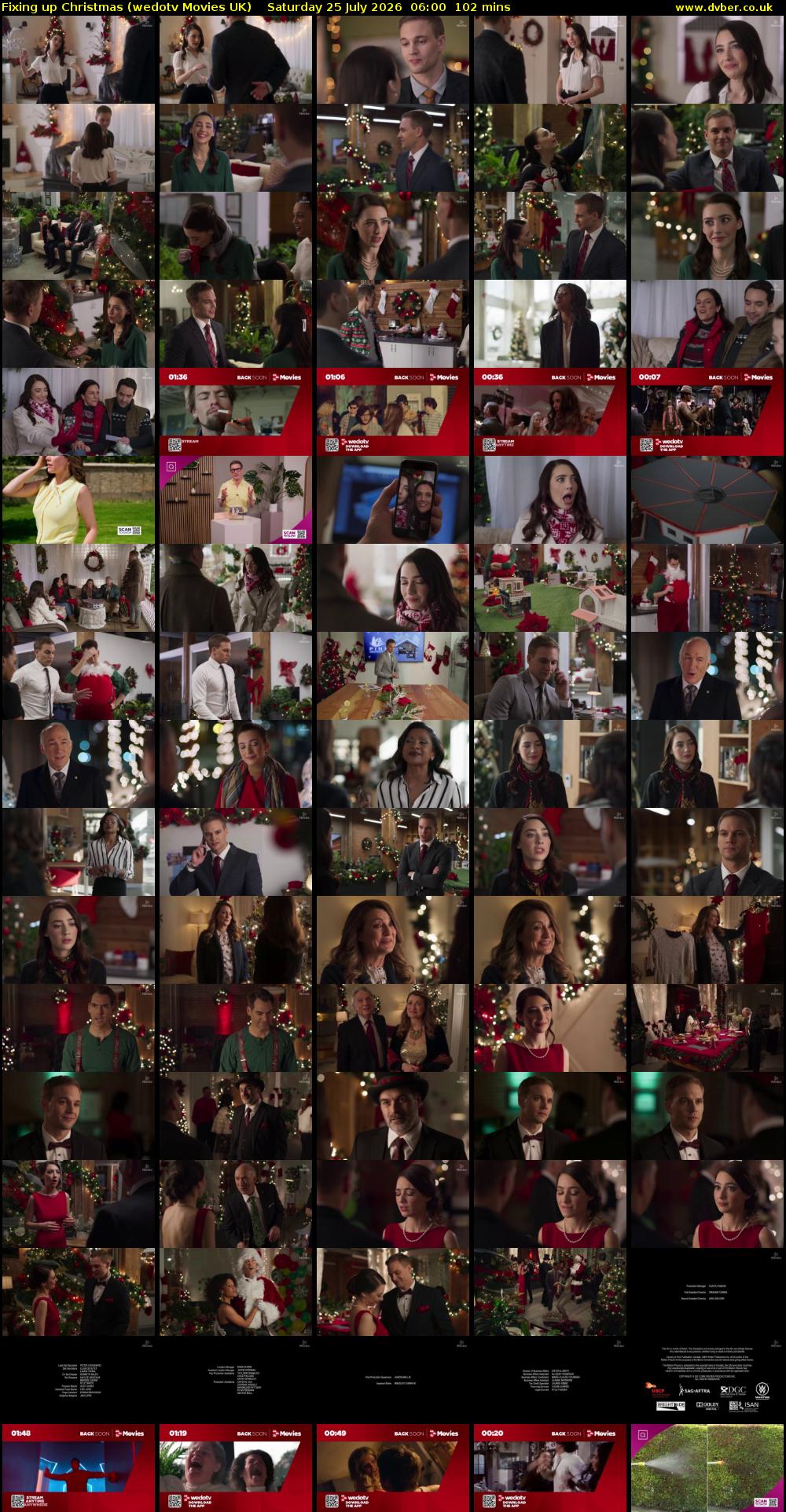 Fixing up Christmas (wedotv Movies UK) Saturday 25 July 2026 06:00 - 07:42