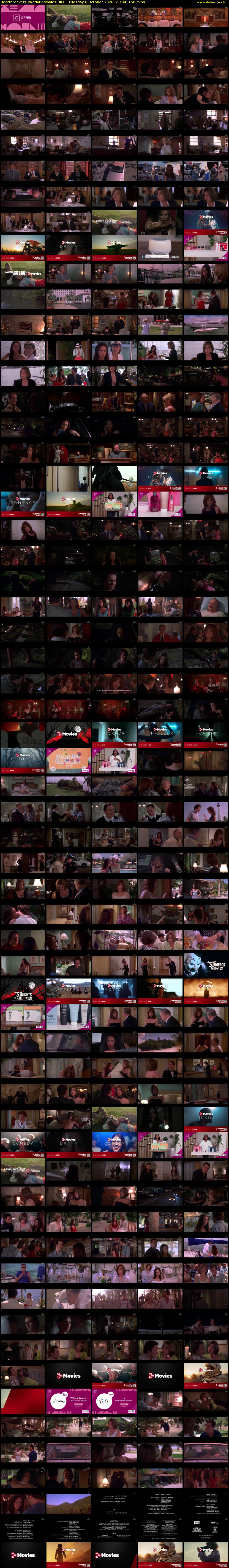 Heartbreakers (wedotv Movies UK) Tuesday 6 October 2026 21:04 - 23:34