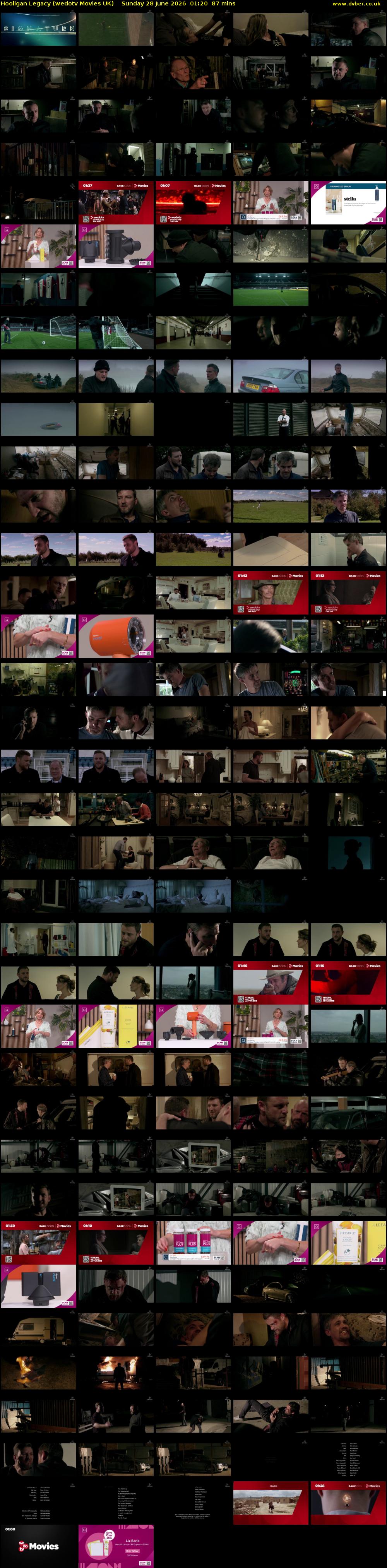 Hooligan Legacy (wedotv Movies UK) Sunday 28 June 2026 01:20 - 02:47