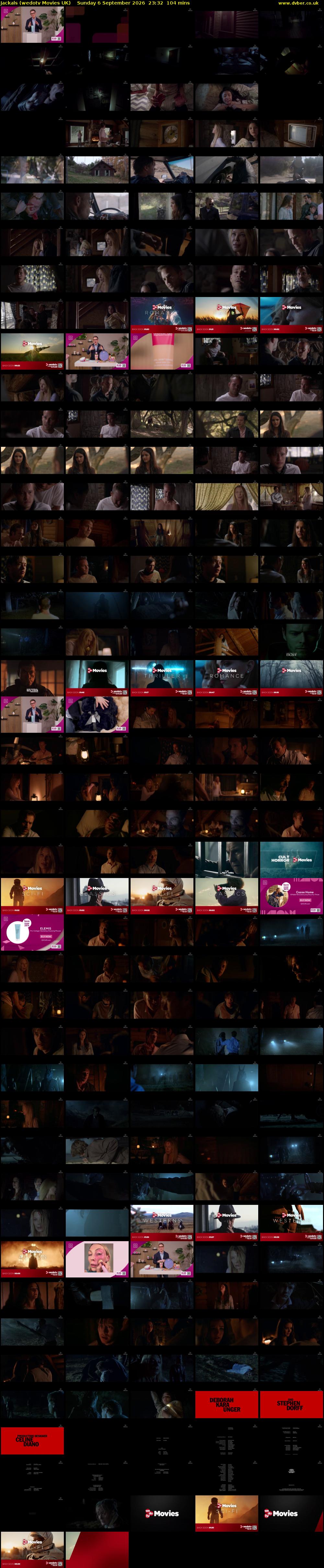 Jackals (wedotv Movies UK) Sunday 6 September 2026 23:32 - 01:16