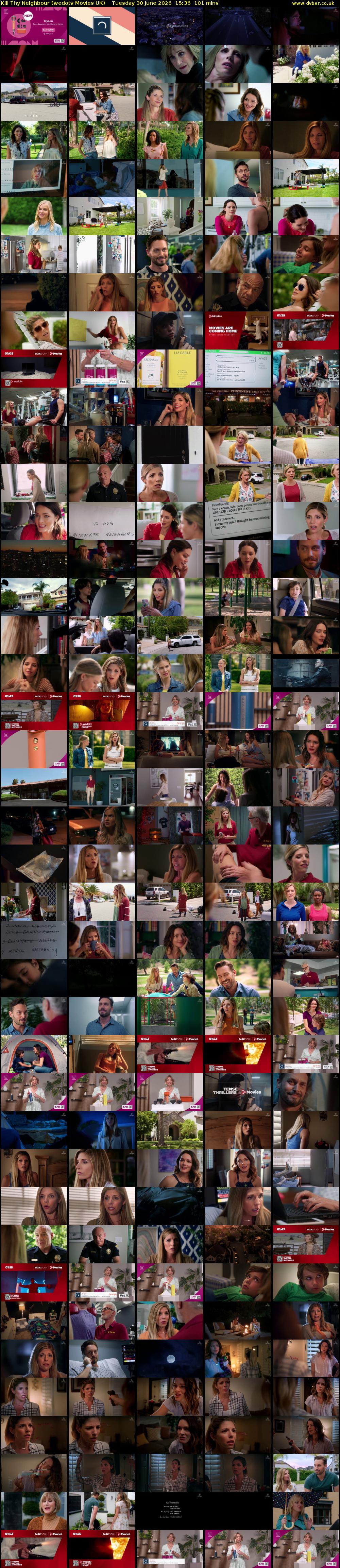 Kill Thy Neighbour (wedotv Movies UK) Tuesday 30 June 2026 15:36 - 17:17