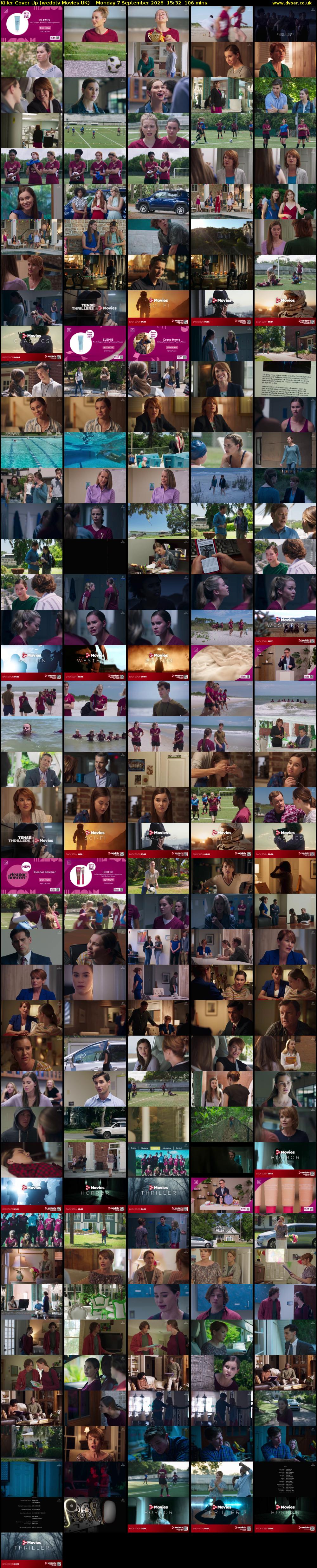 Killer Cover Up (wedotv Movies UK) Monday 7 September 2026 15:32 - 17:18