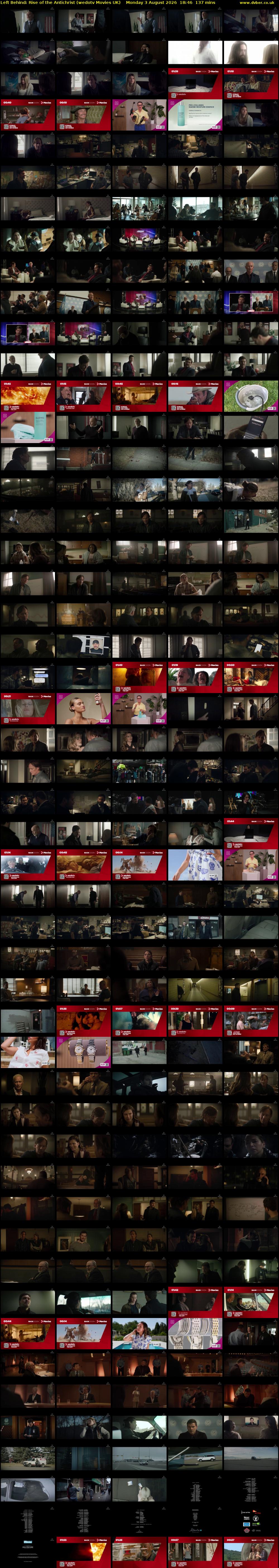 Left Behind: Rise of the Antichrist (wedotv Movies UK) Monday 3 August 2026 18:46 - 21:03