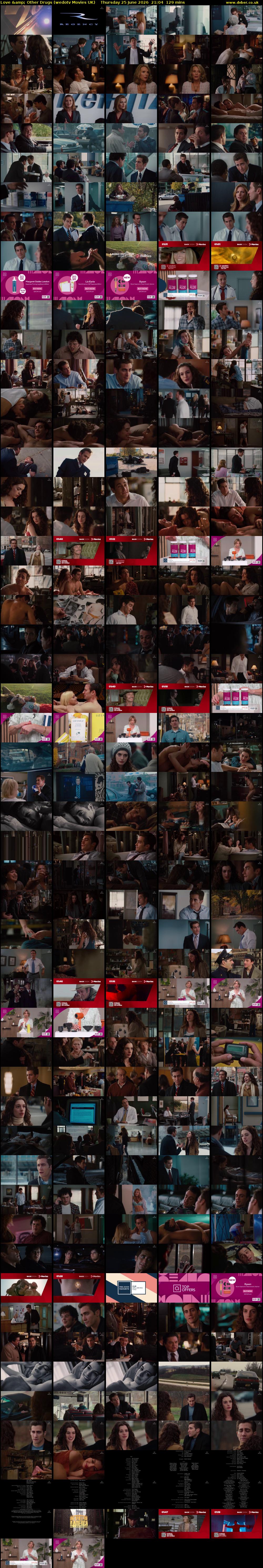 Love & Other Drugs (wedotv Movies UK) Thursday 25 June 2026 21:04 - 23:13