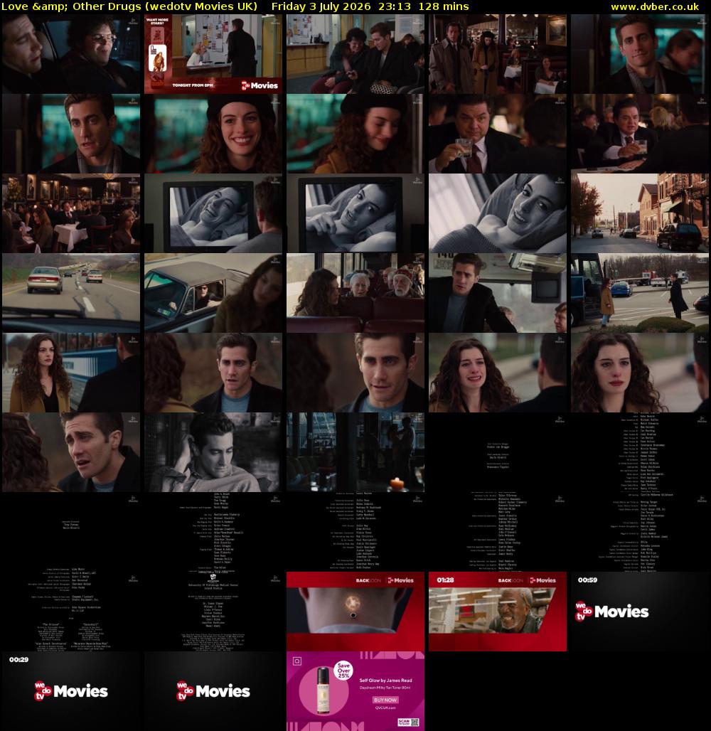 Love & Other Drugs (wedotv Movies UK) Friday 3 July 2026 23:13 - 01:21