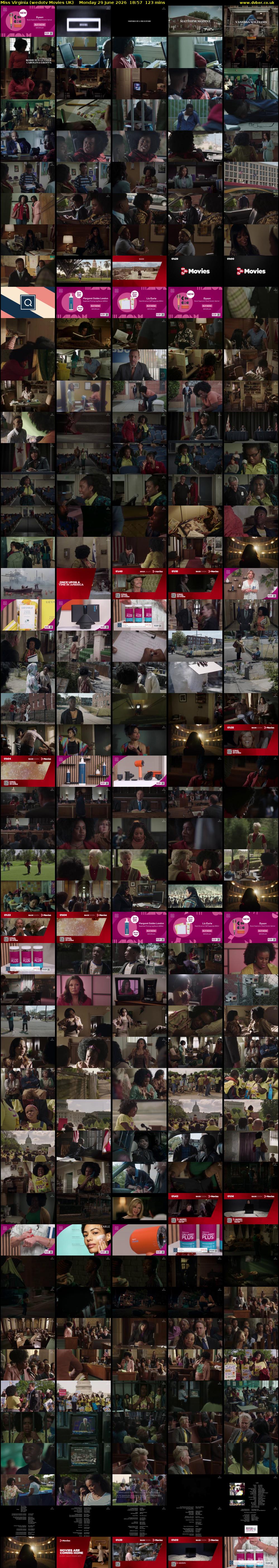 Miss Virginia (wedotv Movies UK) Monday 29 June 2026 18:57 - 21:00