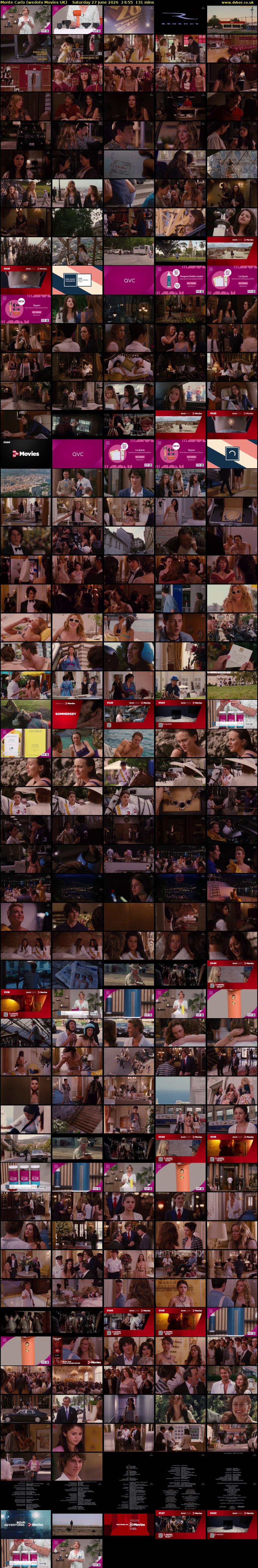 Monte Carlo (wedotv Movies UK) Saturday 27 June 2026 14:55 - 17:06